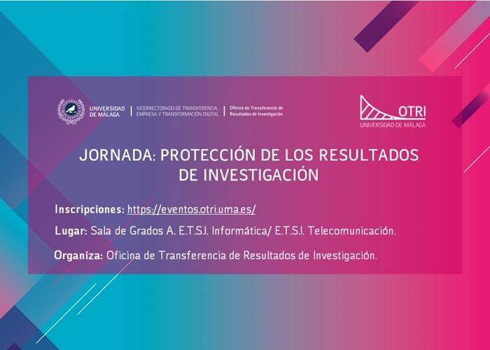 Jornada: Protección de los Resultados de Investigación