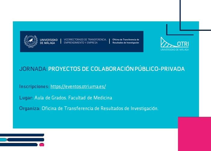 Jornada: Proyectos de colaboraci&oacute;n p&uacute;blico-privada